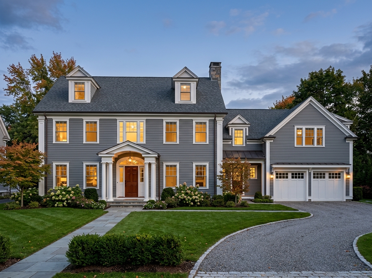 Pinheiro's Carpentry Inc two-story colonial home addition in Massachusetts